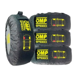 Tyre cover set OMP Speed (4 Μονάδες) (32 cm)