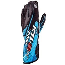 Karting Gloves OMP OMPKB0-2748-A01-275-XXS XXS Μαύρο