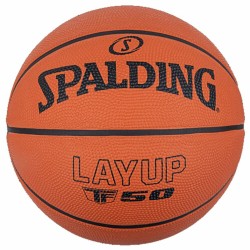 Mπάλα Μπάσκετ Spalding Layup TF-50 Πολύχρωμο 5 Φυσικό καουτσούκ