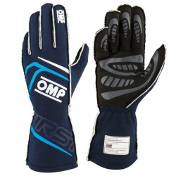 Karting Gloves OMP OMPIB0-0776-A01-244-L Ναυτικό Μπλε L FIA 8856-2018