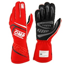 Karting Gloves OMP OMPIB0-0776-A01-061-L Κόκκινο L FIA 8856-2018