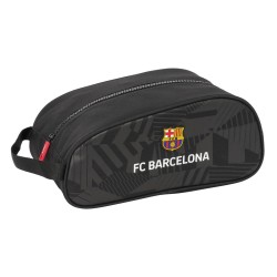 Θήκη Παπουτσιών Ταξιδιού F.C. Barcelona Black Μαύρο 34 x 15 x 18 cm