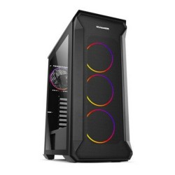 Κουτί Μεσαίου Πύργου Micro ATX/Mini ITX / ATX Nox 8436587970375 RGB Ø 12 cm Μαύρο