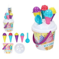 Κάδος Παραλίας Ice Cream Colorbaby Color Beach (18 cm) (11 pcs)