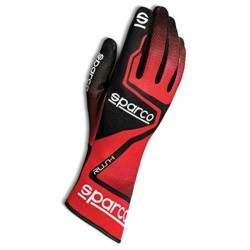 Karting Gloves Sparco Rush Κόκκινο/Μαύρο