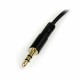 Καλώδιο Ήχου Jack (3,5 mm) Startech MU1MMSRA             Μαύρο 0,3 m