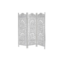 Παραβάν DKD Home Decor Λευκό Ξύλο από Μάνγκο Ξύλο MDF 150 x 2 x 180 cm