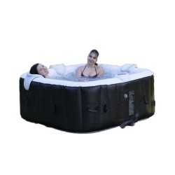 Inflatable Spa Sunspa Τετράγωνο Μαύρο 6 Άνθρωποι (185 x 185 x 65 cm)