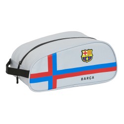 Θήκη Παπουτσιών Ταξιδιού F.C. Barcelona Γκρι 34 x 15 x 18 cm