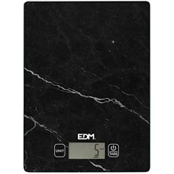 ζυγαριά κουζίνας EDM Μαύρο 5 kg (14 x 19.5 cm)