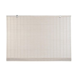 Τυφλωτή DKD Home Decor Λευκό Bamboo 120 x 2 x 230 cm Βερνικωμένο