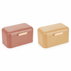 Panera DKD Home Decor Κίτρινο τερακότα Μέταλλο Bamboo Vintage 30,50 x 20,7 x 15 cm (x2)