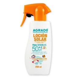 Αντηλιακό Για Παιδιά Agrado Παιδικά SPF 50+ 250 ml