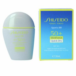 Αντηλιακή Κρέμα Με Χρώμα Shiseido WetForce Quick Dry Sports Dark SPF50+ Spf 50 Dark (30 ml)