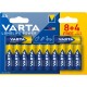 Αλκαλικές Μπαταρίες Varta Longlife Power AA 1,5 V (12 Μονάδες)