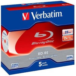 Blu-ray BD-RE Verbatim Datalife 5 Μονάδες 25 GB 6x