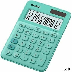 Αριθμομηχανή Casio MS-20UC Πράσινο 2,3 x 10,5 x 14,95 cm (x10)