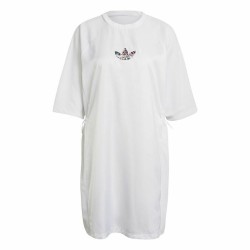 Φόρεμα Adidas Originals Tee Λευκό