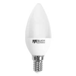 Κερί Silver Electronics ECO VELA E14 5W 3000K A+ Λευκό Μαύρο 5 W E14 (3000K)