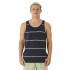 Αμάνικο Ανδρικό Mπλουζάκι Rip Curl Swc Rails Tank Μαύρο