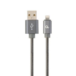 Lightning Καλώδιο Cablexpert CC-USB2S-AMLM-2M-BG