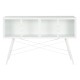 Console DKD Home Decor Λευκό Μέταλλο Κρυστάλλινο 120 x 35 x 80 cm