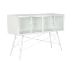 Console DKD Home Decor Λευκό Μέταλλο Κρυστάλλινο 120 x 35 x 80 cm