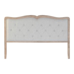 Κεφαλάρι κρεβατιού DKD Home Decor Γκρι ξύλο καουτσούκ 160 x 10 x 120 cm