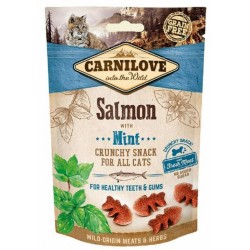 Snack for Cats Carnilove 50 g Λιχουδιές Μέντα Salmon Ψάρια