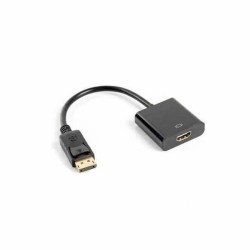 Αντάπτορας DisplayPort σε HDMI Lanberg AD-0009-BK Μαύρο 10 cm