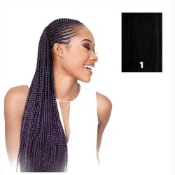 Extensions για τα Μαλλιά X-Pression   Μαύρο Συνθετικό 208,28 cm pelo sintetico Nº 1