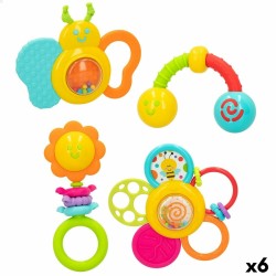 Rattle set Winfun 4 Τεμάχια 16 x 16 x 4,5 cm (x6)