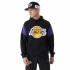 Unisex Φούτερ με Κουκούλα New Era NBA Colour Insert LA Lakers Μαύρο