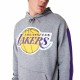 Unisex Φούτερ με Κουκούλα New Era LA Lakers NBA Colour Block Γκρι