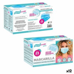 Box of hygienic masks SensiKare 25 Τεμάχια (12 Μονάδες)