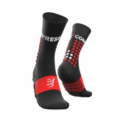 Αθλητικές Κάλτσες Compressport Ultra Trail Μαύρο/Κόκκινο Μαύρο