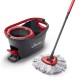 Mop with Bucket Vileda 167751 Μαύρο Κόκκινο Μικροΐνες Πλαστική ύλη