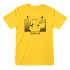 Unisex Μπλούζα με Κοντό Μανίκι Pokémon Pikachu Katakana Κίτρινο