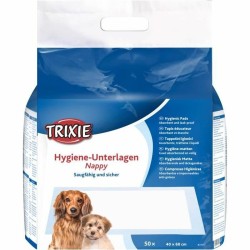 Εμποτίζων Trixie Puppy Nappy 40 x 60 cm Λευκό 50 Μονάδες