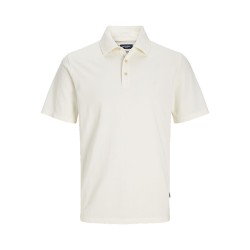 Ανδρική Μπλούζα Polo με Κοντό Μανίκι Jack & Jones JPRBLUWILLIAM  12257315  Λευκό