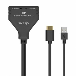 Αντάπτορας Ρεύματος Aisens A123-0654 HDMI HDCP HDMI x 2