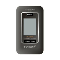 Ραδιόφωνο Τρανζίστορ Sunstech RPD12 AM/FM LCD Μαύρο