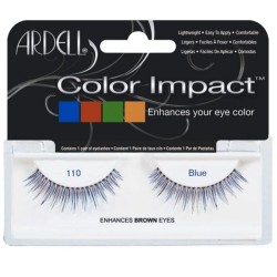 False Set Βλεφαρίδων Ardell Color Impact Nº 110 Blue