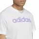 Ανδρική Μπλούζα με Κοντό Μανίκι Adidas Essentials Λευκό