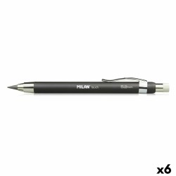 Μηχανικό Mολύβι Milan Touch Μαύρο 5,2 mm (x6)