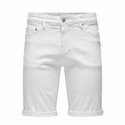 Ανδρικά Σορτς Only & Sons Onsply 9297 White Λευκό