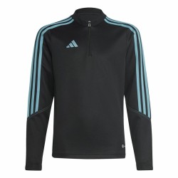 Μπλουζάκι Γυμναστικής για Ενήλικες Adidas Tiro23 Club Λευκό Μαύρο