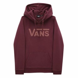 Γυναικείο Φούτερ με Κουκούλα Vans V Logo Λευκό Καφέ