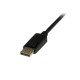 DisplayPort Αντάπτορας σε DVI Startech DP2DVIMM3BS Μαύρο 90 cm