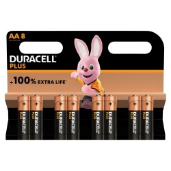 Αλκαλικές Μπαταρίες DURACELL LR06 LR6 AA 1.5V (8 pcs)